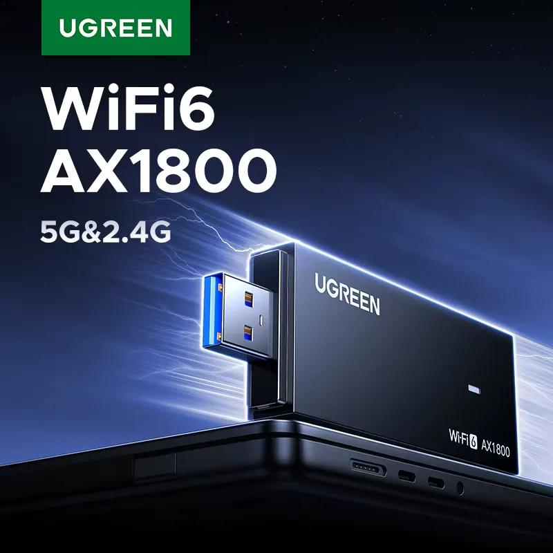 Ugreen Adaptador WiFi AX1800 WiFi 6 USB 3.0