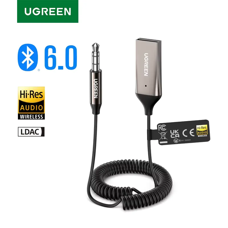 Ugreen Bluetooth 6.0 Adaptador USB para Carro