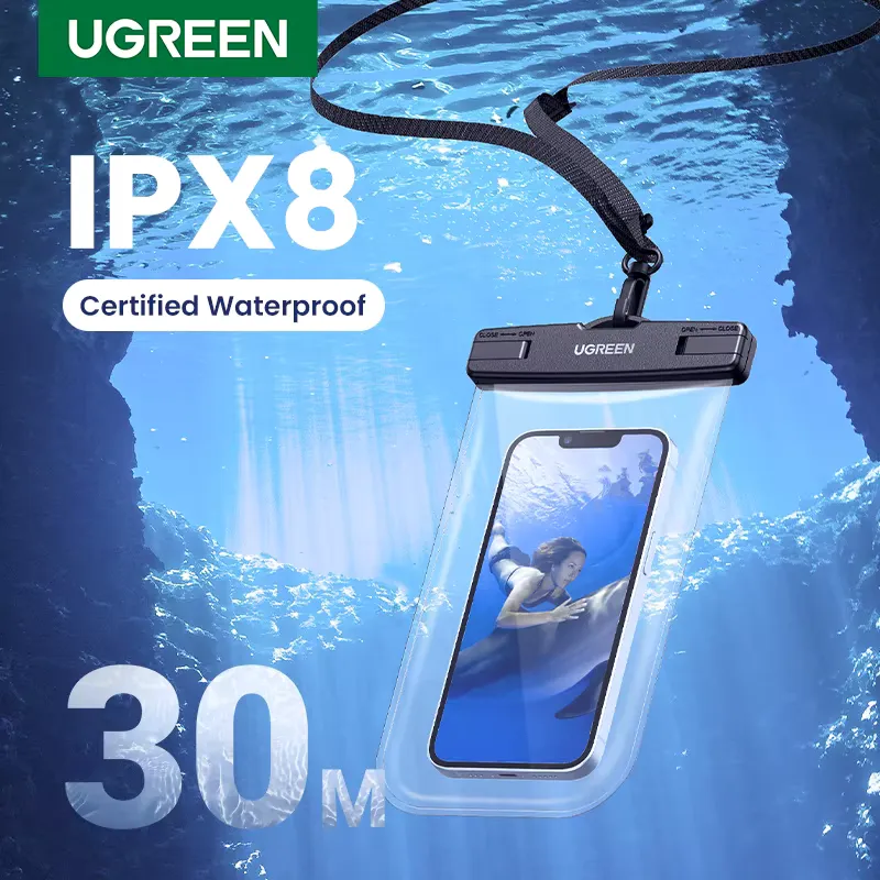 Ugreen Bolsa À Prova D'água IPX8 Para Smartphone