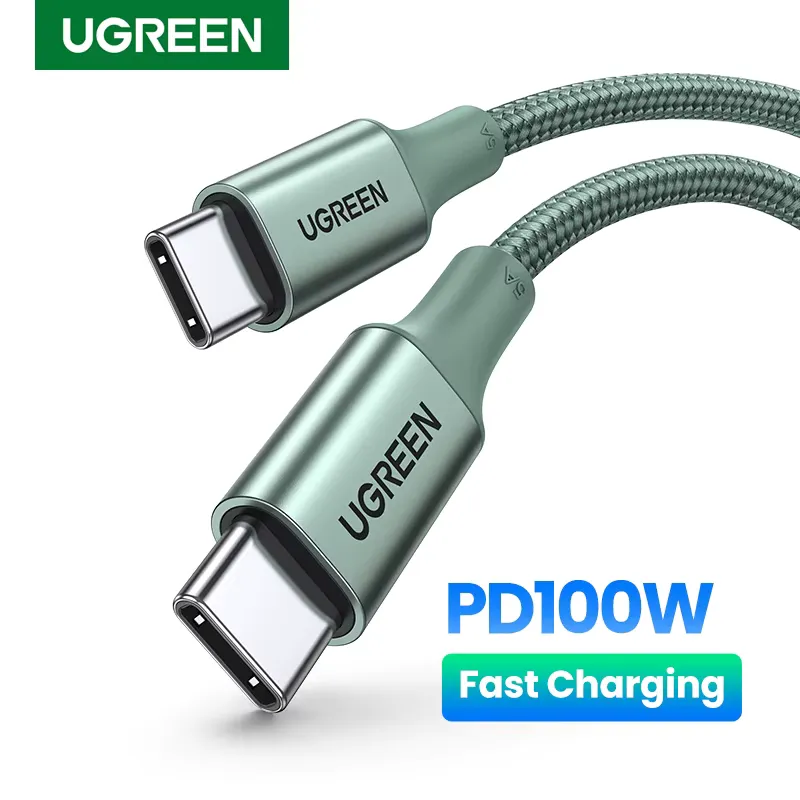 Ugreen Cabo USB-C PD 100W Carregamento Rápido