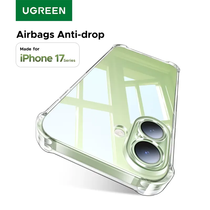 Ugreen Capa iPhone 17 16 15 Pro Max com Airbags