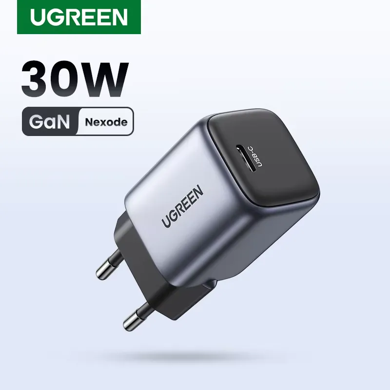 Ugreen Carregador Rápido 30W USB-C para iPhone e iPad