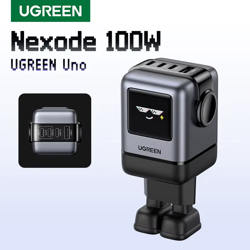 Ugreen Carregador GaN 100W USB-C Rápido PD 3.0