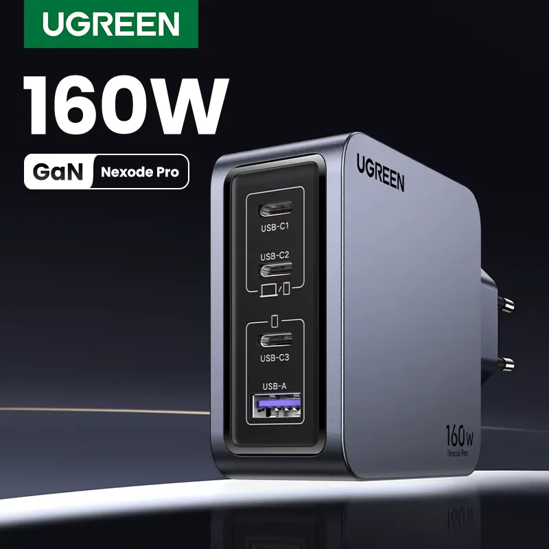 Ugreen Carregador USB Type-C 160W GaN PD3.1 Rápido