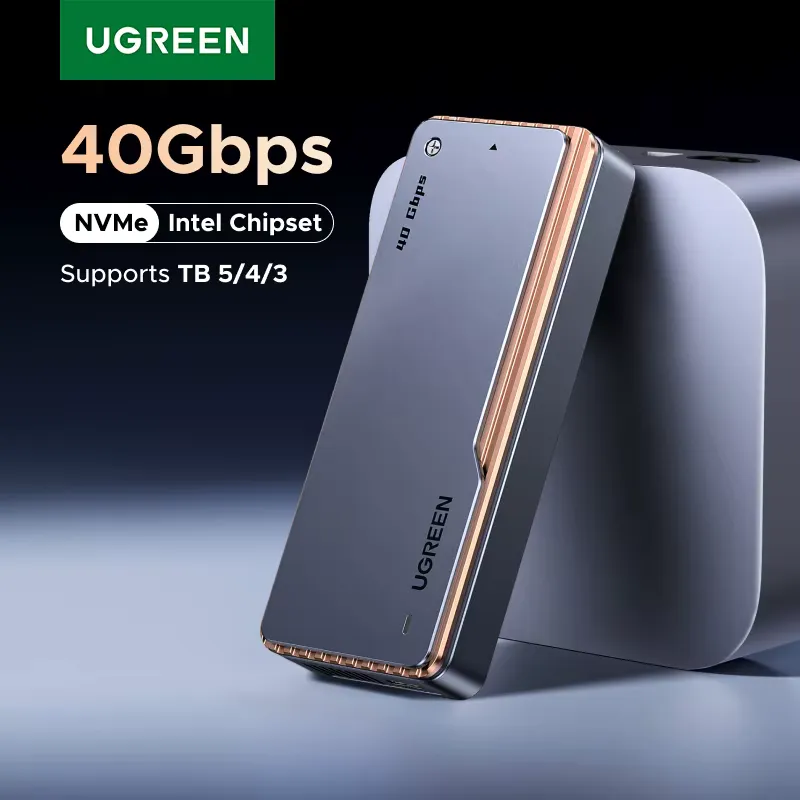 Ugreen Case NVMe USB4.0 40Gbps SSD M.2 Alumínio