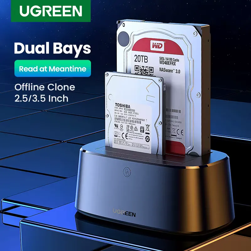 Ugreen Docking Station HD SATA USB 3.0 - 2.5" e 3.5"