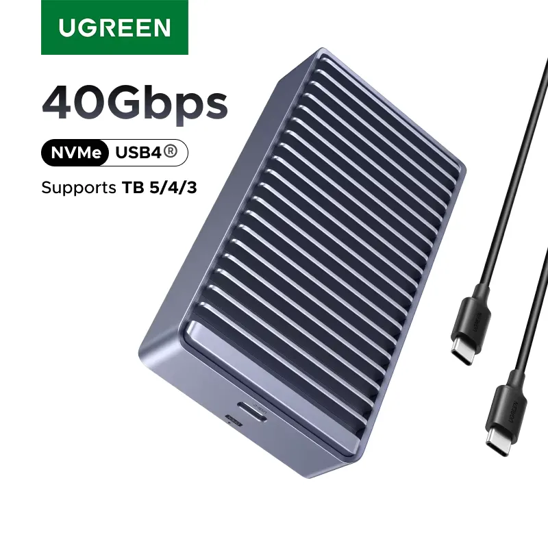 Ugreen Gabinete USB4 M.2 NVMe 40Gbps para MacBook