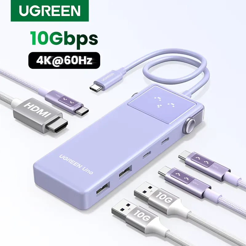 Ugreen Hub USB-C 4K HDMI 100W PD para MacBook