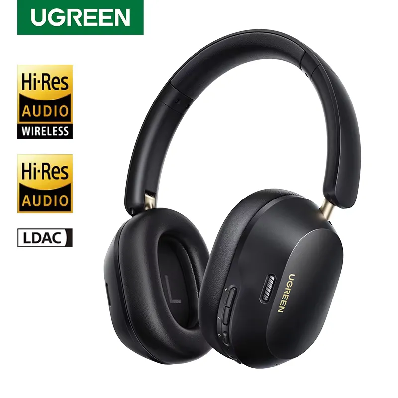 Ugreen Max5c Fones Bluetooth ANC 43dB com LDAC Hi-Res