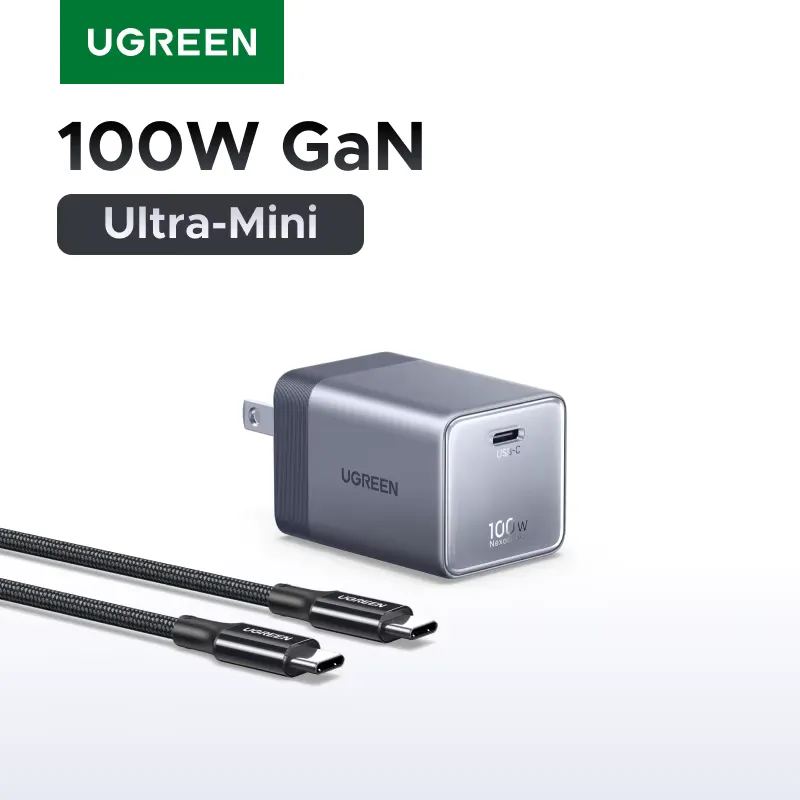 Ugreen Nexode Air 100W Carregador GaN Ultra Compacto