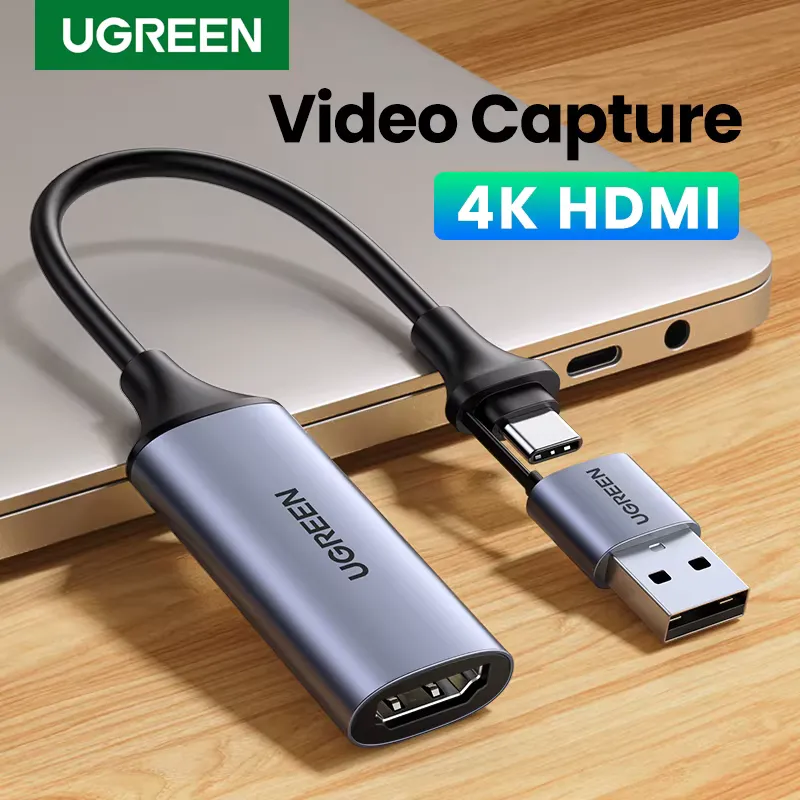 Ugreen Captura HDMI USB-C 4K para PC e Streaming