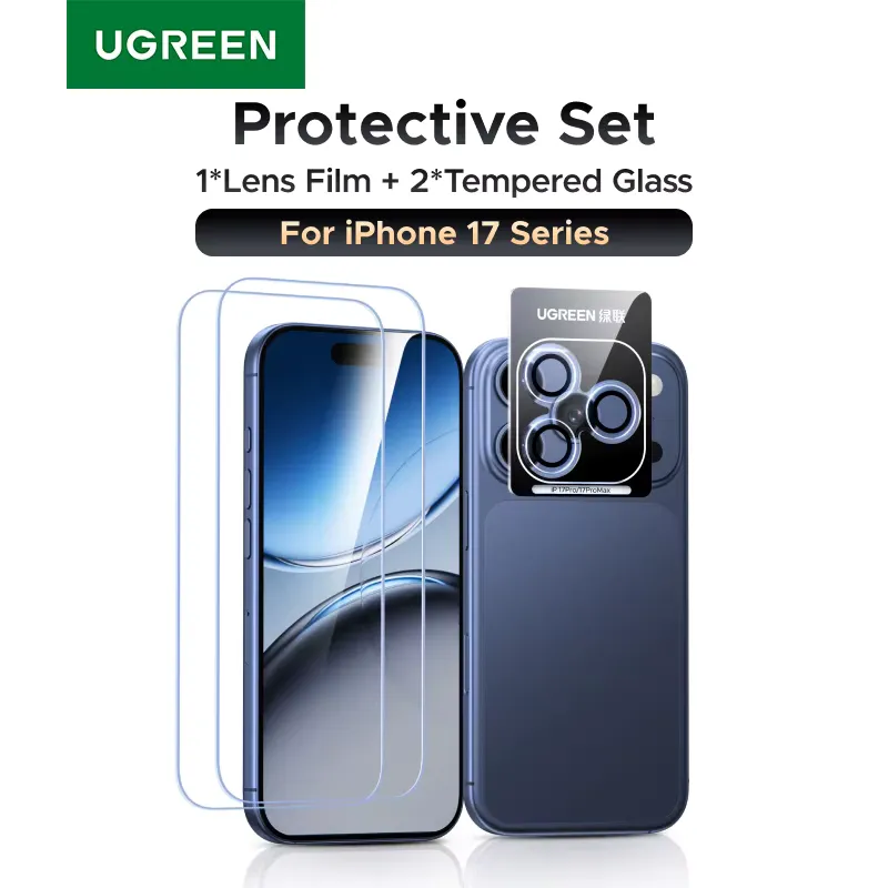 Ugreen Protetor de Tela iPhone 17 Pro Vidro Temperado