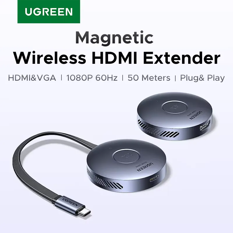 Ugreen Transmissor Receptor HDMI Sem Fio 50M