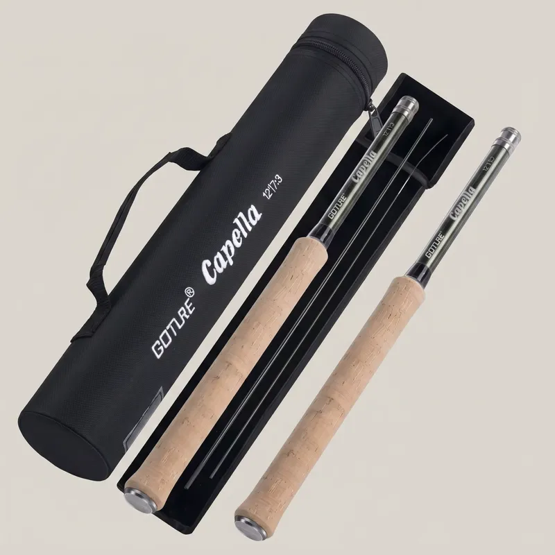 Goture Vara Tenkara 3.6m Carbono Ultralight com Linha