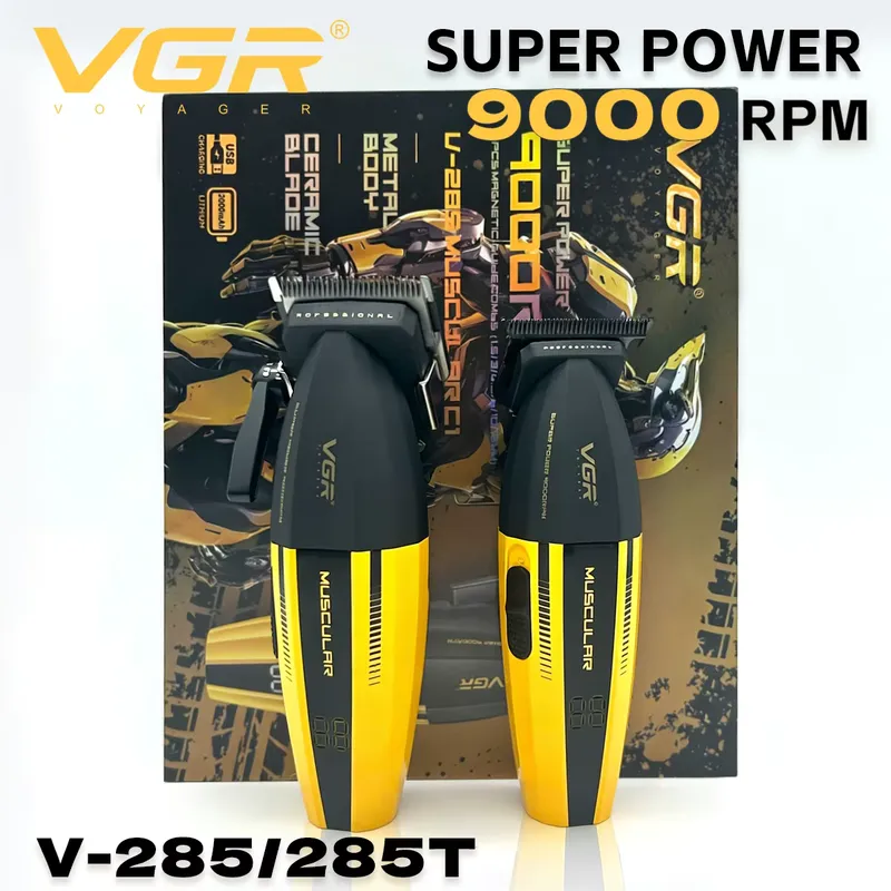 VGR Aparador de Cabelo Profissional - Máquina Elétrica Ajustável