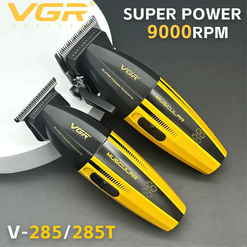 VGR Máquina de Corte Profissional 9000 RPM para Barbeiro