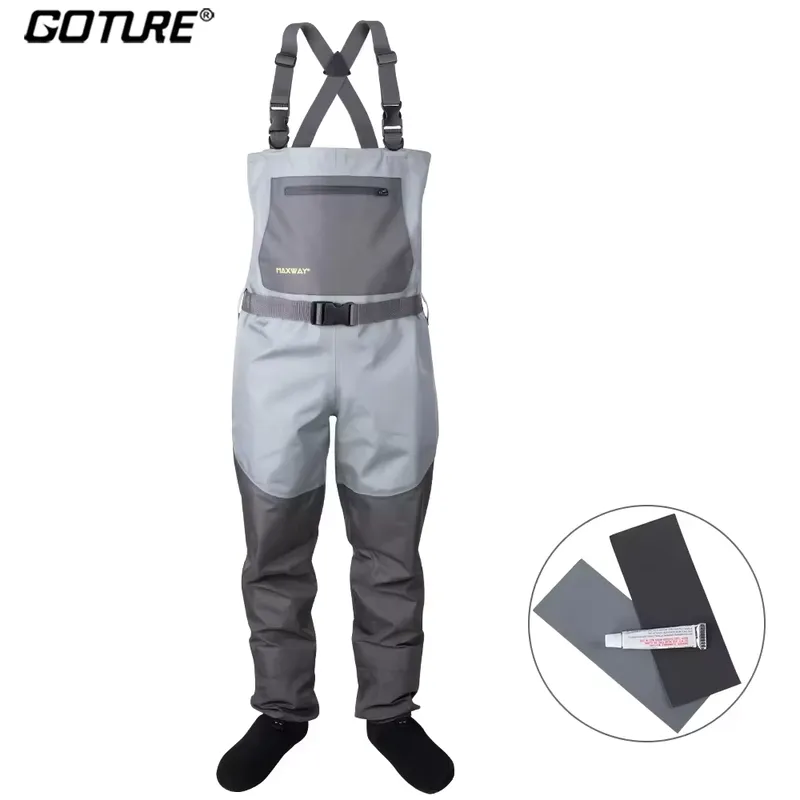 Goture Wader Impermeável Pesca com Mosca Ultra Respirável