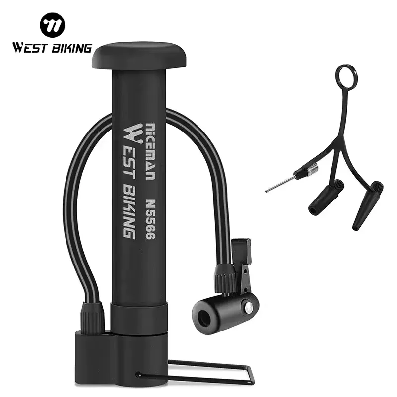 West Biking Bomba de Ar Manual para Bicicleta – 80 PSI