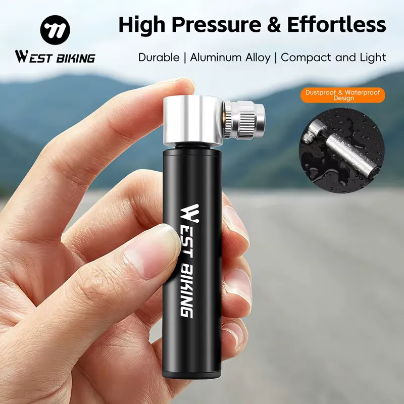 West Biking Bomba 120 PSI – Inflador para Schrader e Presta