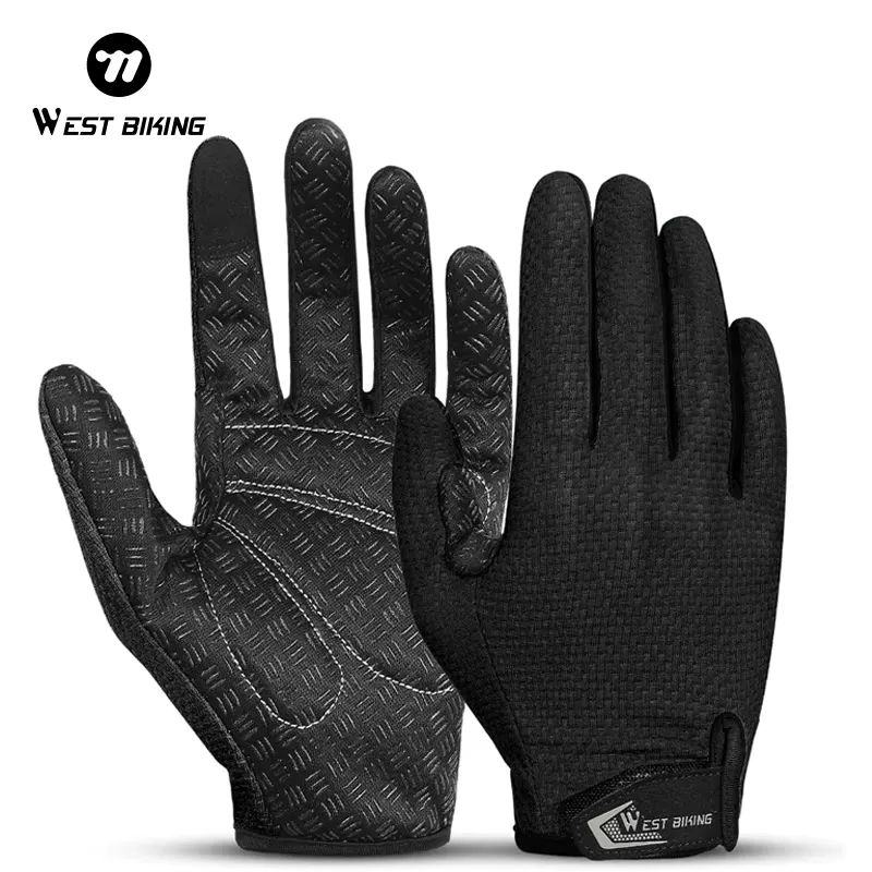 West Biking Luvas de Ciclismo Antiderrapantes com Toque
