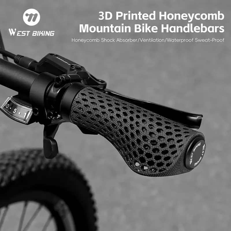 West Biking Manoplas 3D Ergonômicas com Absorção de Impacto