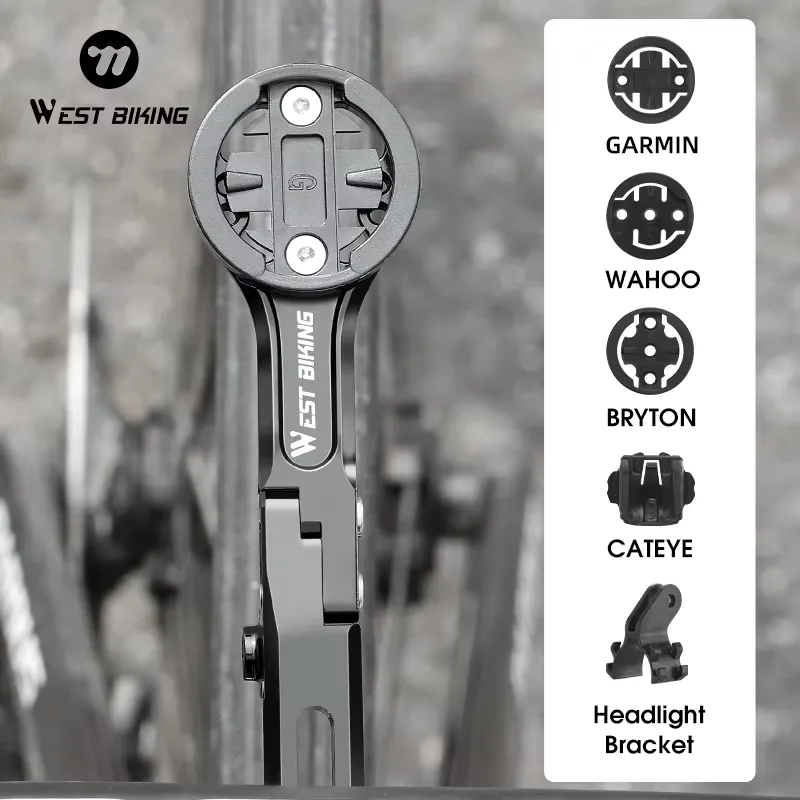 West Biking Suporte de Velocímetro para Bicicleta Leve Integrado