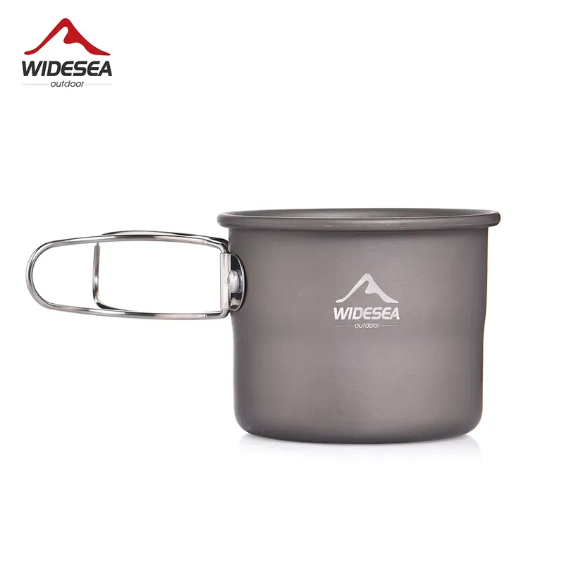 Widesea Caneca de Alumínio para Camping e Trilhas