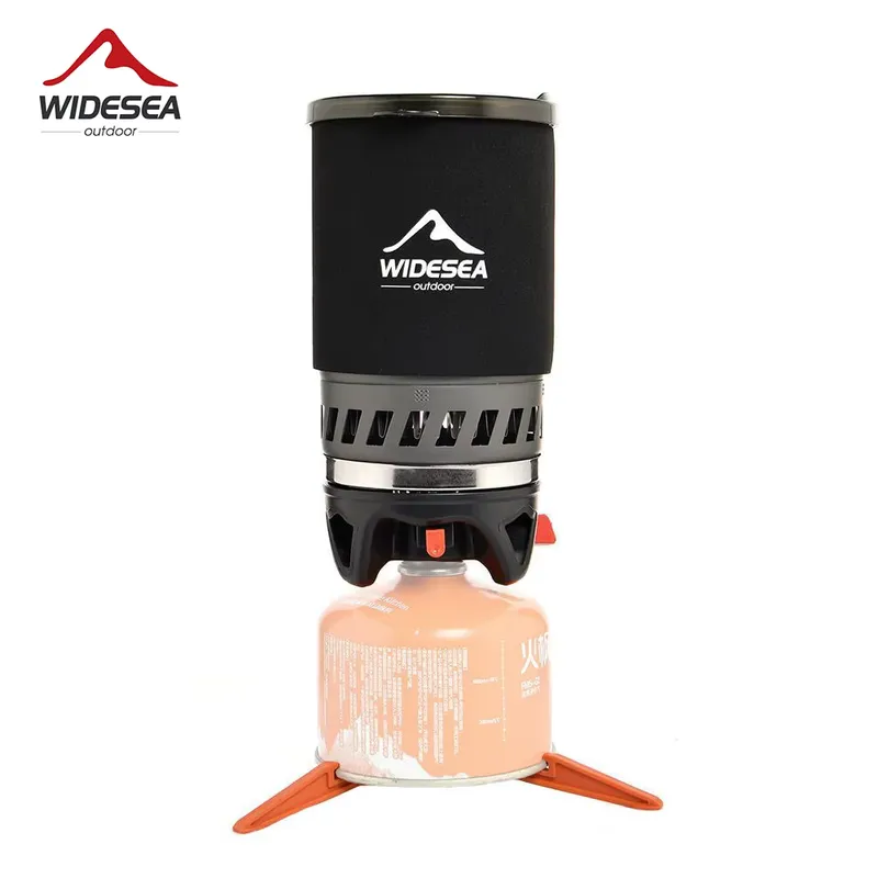 Widesea Kit Camping com Fogão Gás e Acessórios