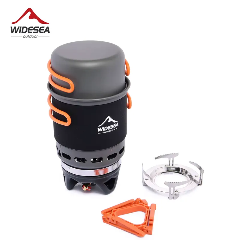 Widesea Kit Completo Cozinha Camping com Queimador Gás