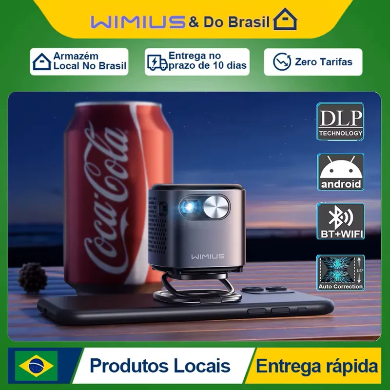 WIMIUS Mini Projetor Q2 1080P HD Portátil