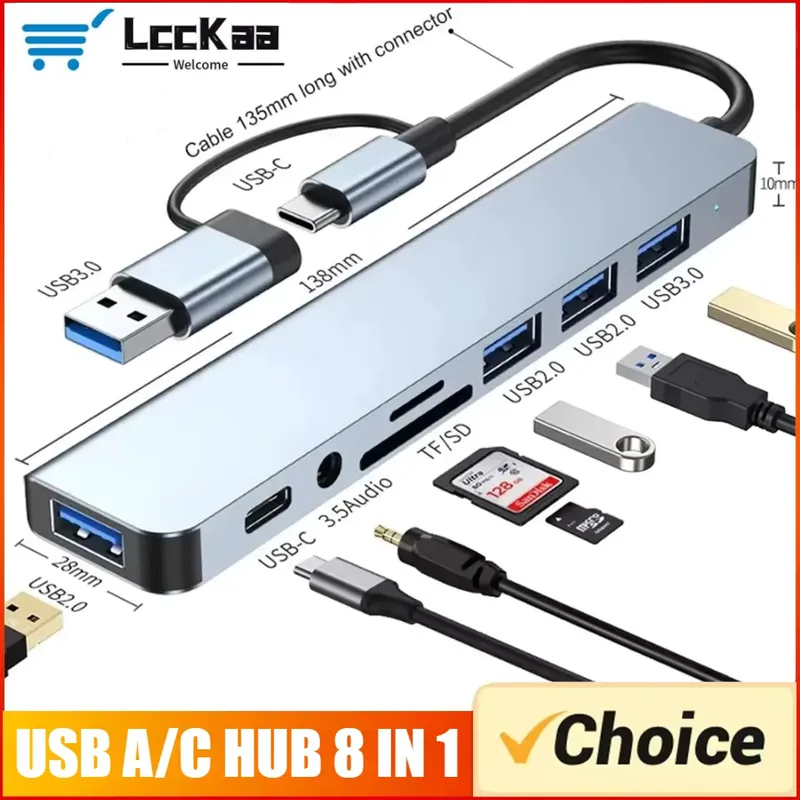 Xiaomi Hub USB-C 7 em 1 - Adaptador Multipor
